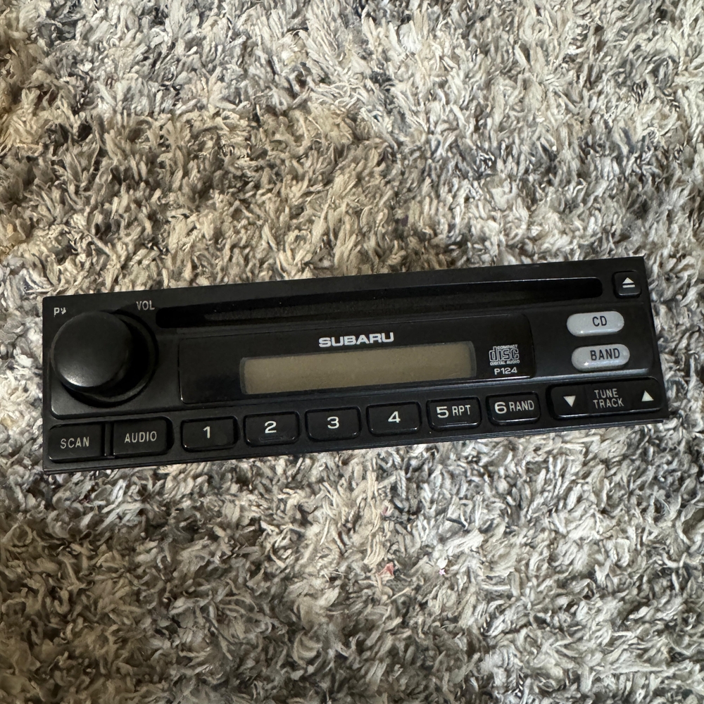 Black Car Audio System